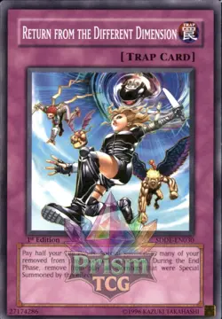 1st Ed Return from the Different Dimension SDDE-EN030 Yugioh - Image 1