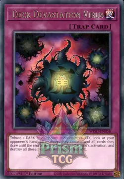 1st ed Deck Devastation Virus rare WISU-EN058 Yugioh - Image 1