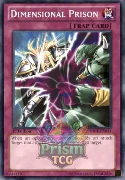 1st Ed Dimensional Prison SDCR-EN033 Yugioh - Image 1