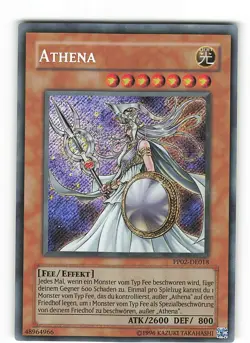 Yugioh ATHENA , pp02-de018 Secret Rare deutsch Excellent - Image 1