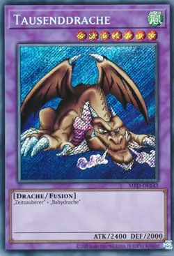 Tausenddrache - MRD-DE143 - deutsch - Secret Rare - 25th - Yu-Gi-Oh - Near Mint - Image 1