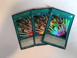 Yu Gi Oh! 3x Notfallteleport (RA02-DE053) ULTRA RARE - Image 1
