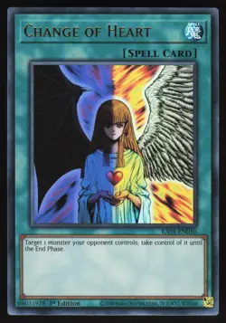 Change of Heart - RA01-EN050 - Ultra Rare - 1st Edition Yugioh - Image 1