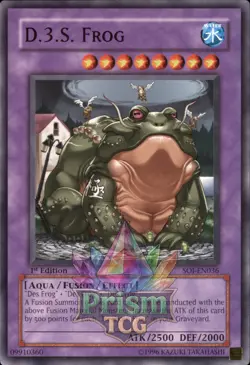 1st Ed D.3.S. Frog SOI-EN036 Yugioh - Image 1
