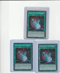 Yugioh RA01-EN060 Dark Ruler No More - Super Rare 1st Edition x3 Playset - Image 1