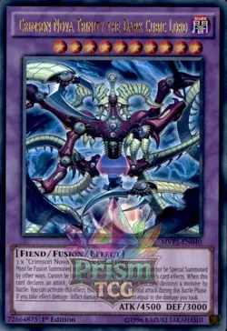 Crimson Nova Trinity the Dark Cubic Lord Ultra Rare #MVP1-EN040 Yugioh NM - Image 1