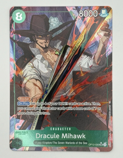 Dracule Mihawk Alt Art OP12-030 SR Legacy of the Master One Piece English - Image 1