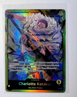2024 One Piece TCG Charlotte Katakuri ST20-001 Leader, English - Image 1