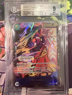 One Piece BGS 9 Yamato Treasure Cup Prize Top 64 ENG - Image 1
