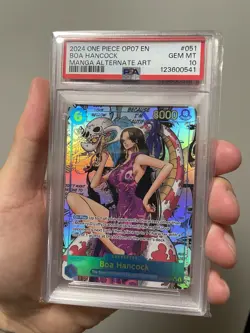 PSA 10 2024 ONE PIECE OP07-500 YEARS IN THE FUTURE #051 BOA HANCOCK MANGA - Image 1