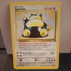 1999 Snorlax 27/64 Non Holo Jungle Set Rare Pokemon Card LP - Image 1