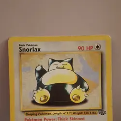 1999 Snorlax 27/64 Non Holo Jungle Set Rare Pokemon Card LP - Image 2