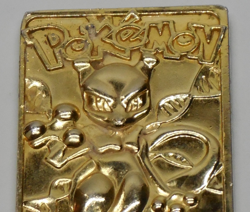 Mewtwo | Pokemon 23k Gold Plated Trading Card | Burger King Promo 1999 Nintendo - Image 2