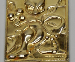 Mewtwo | Pokemon 23k Gold Plated Trading Card | Burger King Promo 1999 Nintendo - Image 3