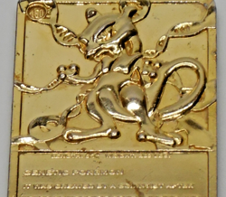 Mewtwo | Pokemon 23k Gold Plated Trading Card | Burger King Promo 1999 Nintendo - Image 4