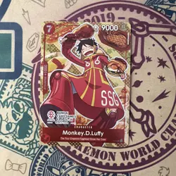Monkey D Luffy Bandai Card Games Fest 24-25 P-080 One Piece Promo Cards - Image 3