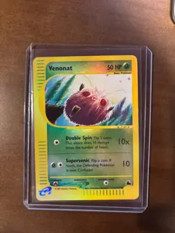 Venonat 112/144 Skyridge Reverse Holo Vintage Pokemon Card - Image 1