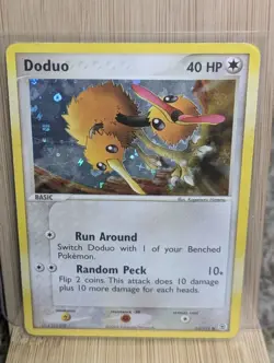 Doduo 62/112 Holographic Ex Fire Red & Leaf Green 2004 Pokemon Card Nintendo - Image 1