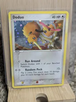 Doduo 62/112 Holographic Ex Fire Red & Leaf Green 2004 Pokemon Card Nintendo - Image 4