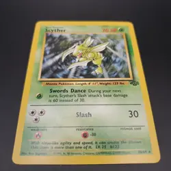 Pokemon TCG Scyther 26/64 Jungle Non Holo Base Set LP Very Nice Card - Image 1
