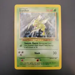 Pokemon TCG Scyther 26/64 Jungle Non Holo Base Set LP Very Nice Card - Image 2