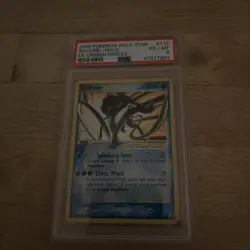 Pokemon Suicune Gold Star EX Unseen Forces Ultra Rare Holo Card #115 - Image 1