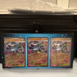 Pokemon TCG Mega Charizard X Holo Card Lot - 3 Cards Nintendo - Image 1
