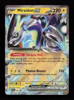 Miraidon ex 028 Promo SV: Scarlet & Violet Promo Cards Pokemon Card - Image 1