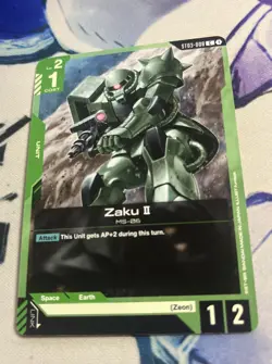 Gundam Card Game Zaku II ST03-008 Zeon’s Rush NM - Image 1