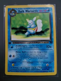 First Edition - Pokemon Card - Dark Wartortle Team Rocket 46/82 - Image 1