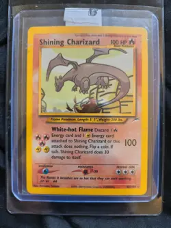 Shining Charizard 107/105 Neo Destiny Holo Secret Rare Unlimited Pokemon Card - Image 1