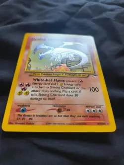 Shining Charizard 107/105 Neo Destiny Holo Secret Rare Unlimited Pokemon Card - Image 2