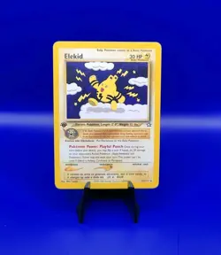 Elekid 22/111 1st Edition Non Holo Rare Neo Genesis Pokemon Card WOTC TCG 2000 - Image 1