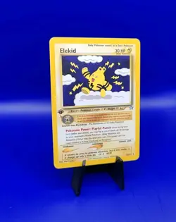 Elekid 22/111 1st Edition Non Holo Rare Neo Genesis Pokemon Card WOTC TCG 2000 - Image 2