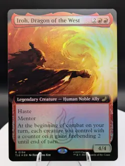 Iroh, Dragon of the West (Extended) FOIL: Avatar ATLA Eternal-Legal MTG (NM) - Image 1