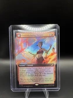 MTG, Overwhelming Victory FOIL Extended Art 196 NM Avatar: The Last Airbender TL - Image 1