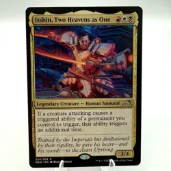 Isshin, Two Heavens as One - Kamigawa: Neon Dynasty MTG , NM - Image 1