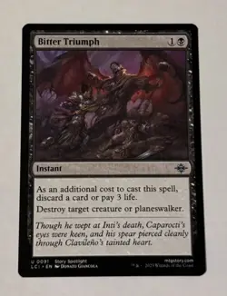 MTG Bitter Triumph - The Lost Caverns Of Ixalan LP - Image 1