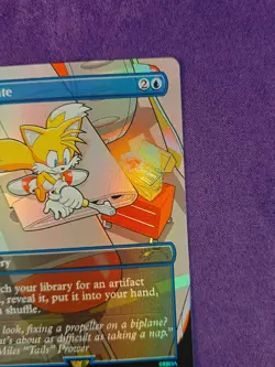 Magic the Gathering Secret Lair Sonic Fabricate Rainbow Foil 2090 - Image 2