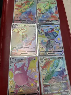 Pokemon TCG Rainbow Rare VMAX Collection (Lot Of Six Cards) - Image 1