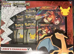 Pokemon TCG Celebrations Collection Lance's Charizard V Box, Evolving Skies 820650101625 - Image 1