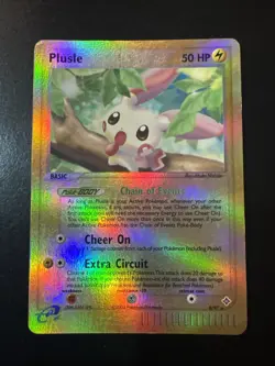 Pokemon TCG Plusle EX Dragon 8/97 Reverse Holo Holo Rare - Image 1