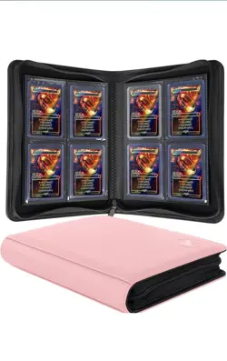 pokemon Laser Engraved MegaLucario 4 Pocket 128 Top Loader Binder L - Image 2