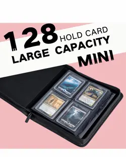 pokemon Laser Engraved MegaLucario 4 Pocket 128 Top Loader Binder L - Image 5