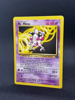 Pokemon TCG Mr. Mime 22/64 Jungle Set Unlimited Non-Holo Rare Card - Image 2