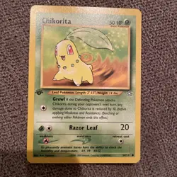Pokemon Chikorita #54/111 - Neo Genesis Set - FIRST EDITION !!! - Image 1