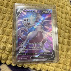 POKEMON GO - MEWTWO V - SWSH229 - FULL ART - Black Star Promo - NM/M - NEW - Image 1