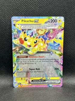 Pikachu ex 057/191 DOUBLE RARE HOLO Surging Sparks Sv08 Pokemon English Foil TCG - Image 3