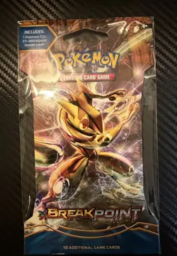 Pokemon: XY Breakpoint - Sleeved Booster Packs Full Art Set of 4 Sealed - Image 2