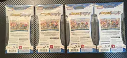Pokemon: XY Breakpoint - Sleeved Booster Packs Full Art Set of 4 Sealed - Image 4
